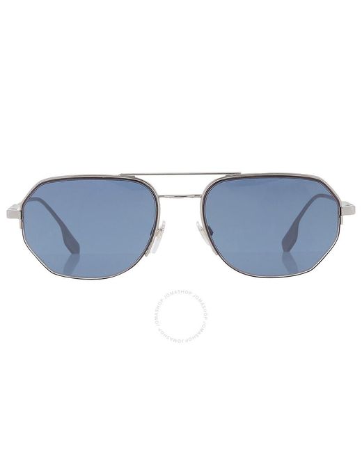 Burberry Blue Navigator Sunglasses for men