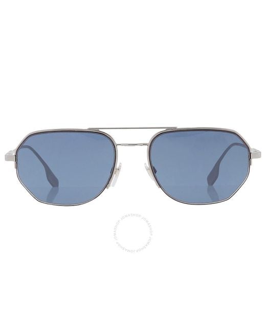 Blue Burberry Aviator on sale Sunglasses