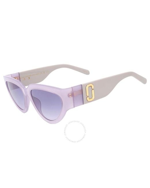 Marc Jacobs Purple Violet Shaded Cat Eye Sunglasses Marc 645/s 0b1p/dg 57