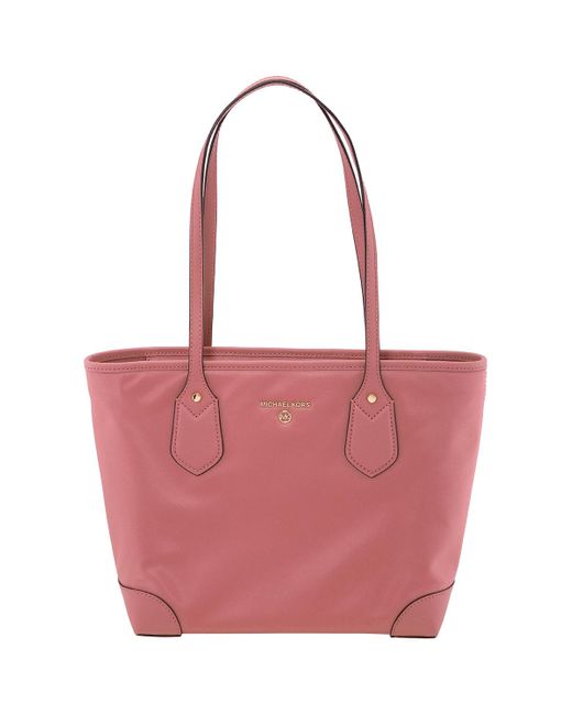 Michael Kors Eva Small Nylon Gabardine Tote Bag in Red Lyst UK