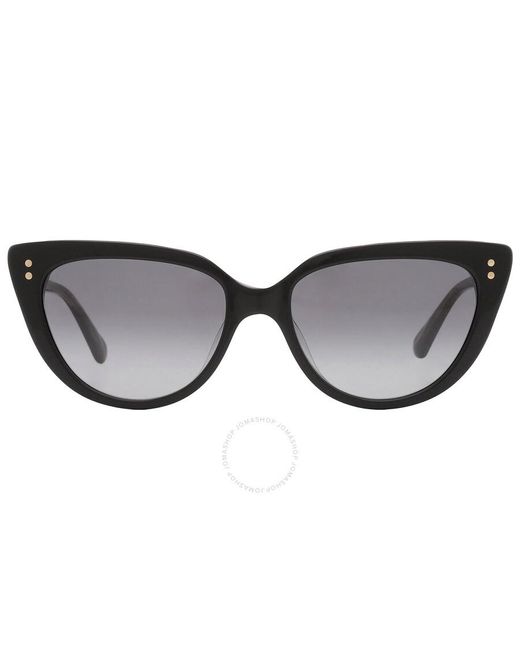 Kate Spade Black Shaded Cat Eye Sunglasses Alijah/g/s 0807/9o 53