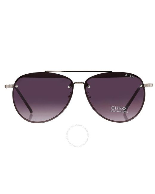 Guess Factory Multicolor Smoke Gradient Pilot Sunglasses Gf0386 10b 63