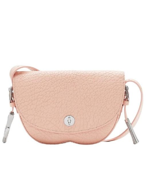 Burberry Pink Chess Leather Satchel