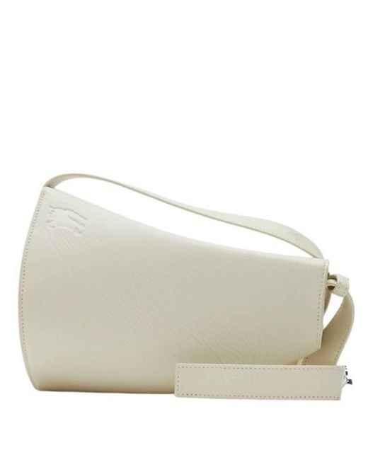 Burberry Natural Small Horn Leather Shoulder Bag