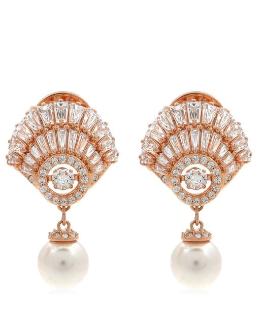 Swarovski White Idyllia Drop Earrings