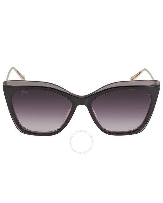 MCM Gray Crystsl Grey Butterfly Sunglasses 698s 022 55