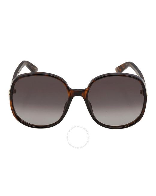Dior Multicolor Gradient Smoke Oversized Sunglasses