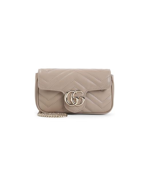 Gucci Gray Matelass Leather Pouch