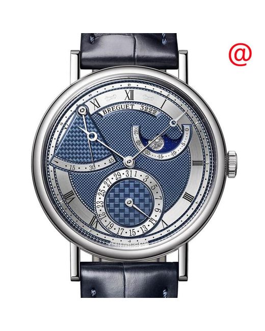 Breguet Metallic Classique Moonphase Automatic Blue Dial Watch for men