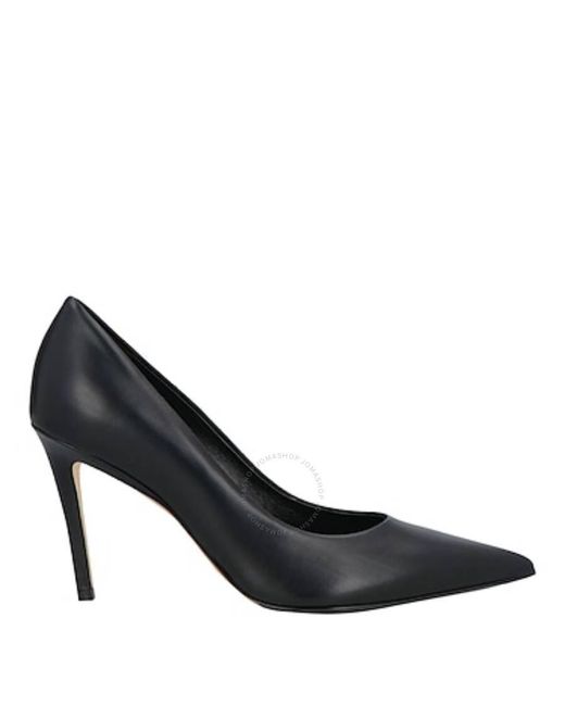 Burberry Blue Stiletto Pointed-Toe Pumps, Brand Size 37 Us