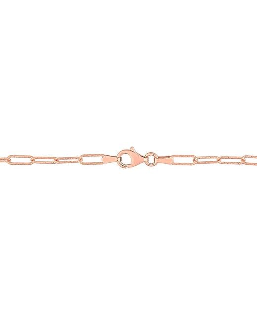 Amour Metallic Fancy Paperclip Chain Necklace