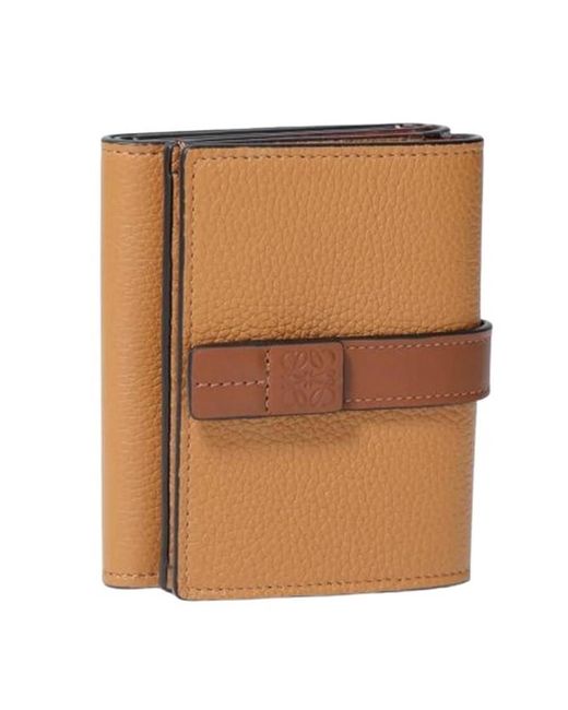 Loewe Brown Trifold Calfskin Wallet
