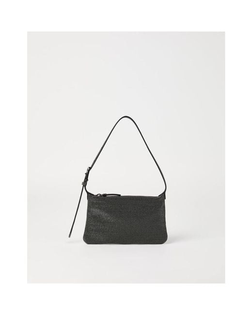 Brunello Cucinelli Multicolor Textured Shoulder Bag