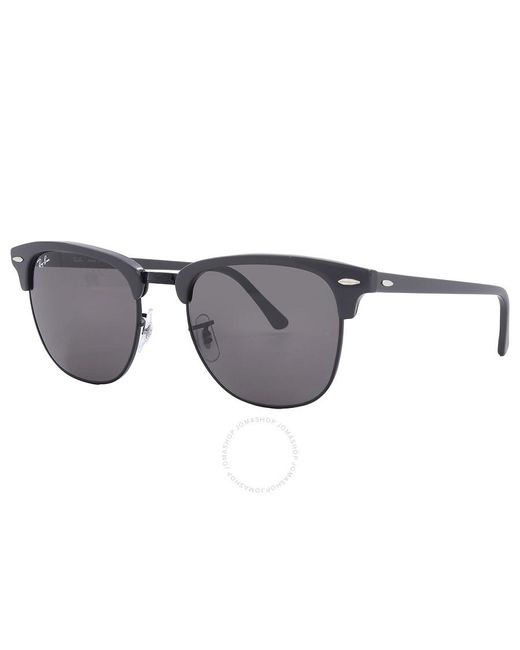 Ray-Ban Gray Clubmaster Classic Dark Grey Square Sunglasses Rb3016 1367b1 55