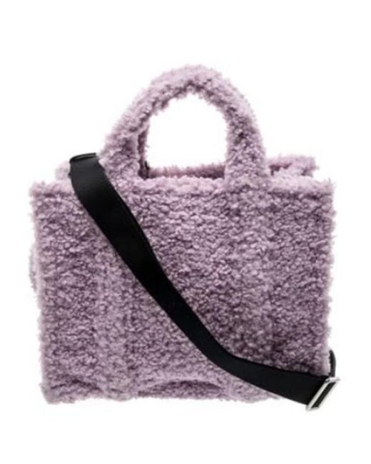 Marc Jacobs Purple The Mini Teddy Tote