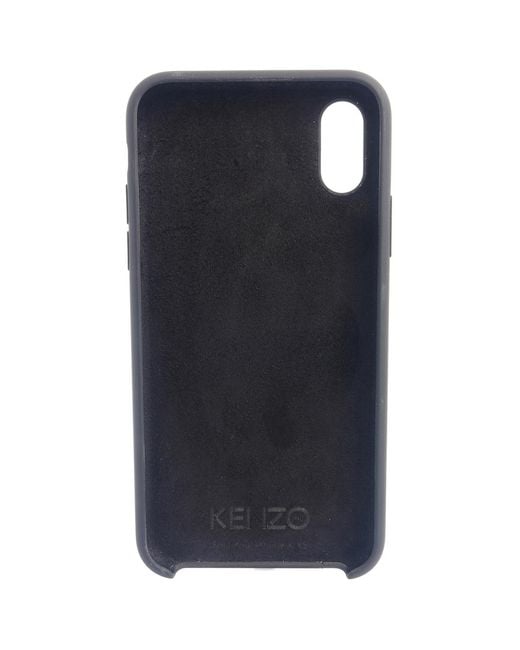 KENZO Black Logo-Print Iphone X Xs Case for men