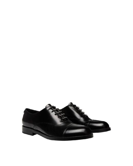 Bally Black Egli Leather Oxford Shoes, Brand Size 38 Us