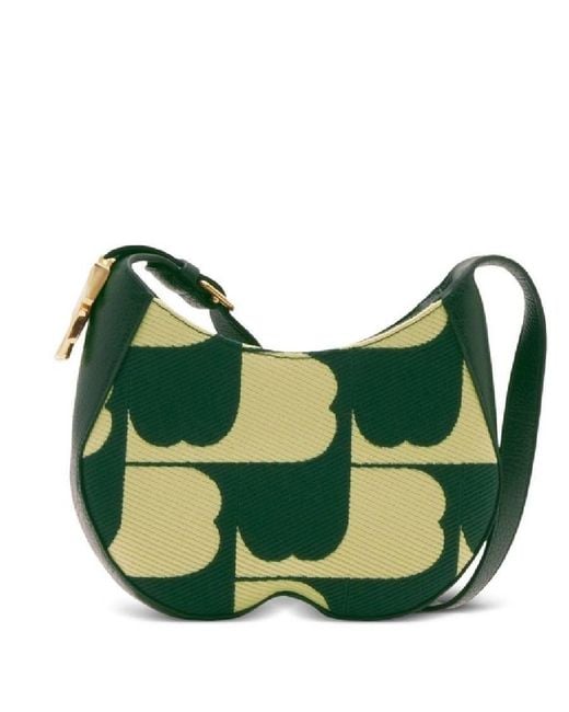 Burberry Green Ivy Ladies Small Chess Shoulder Bag