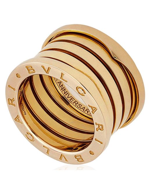 BVLGARI Metallic B.Zero1 Xxth Anniversary Five-Band Ring
