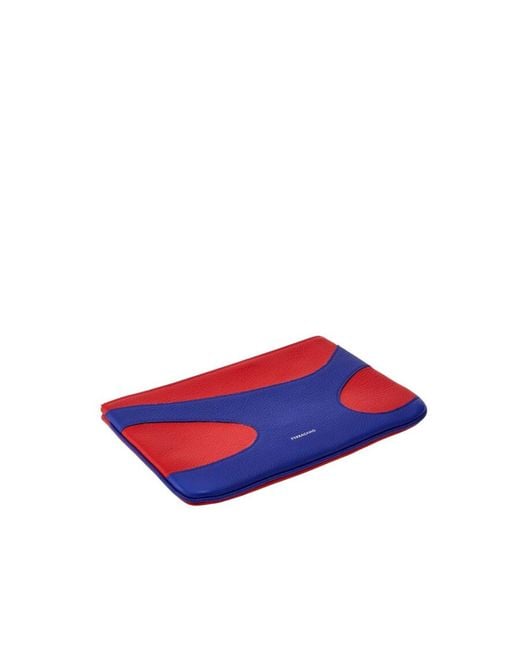 Ferragamo Red Panelled Design Smartphone Case for men