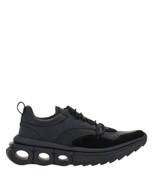 Ferragamo Black Nima Running Sneakers