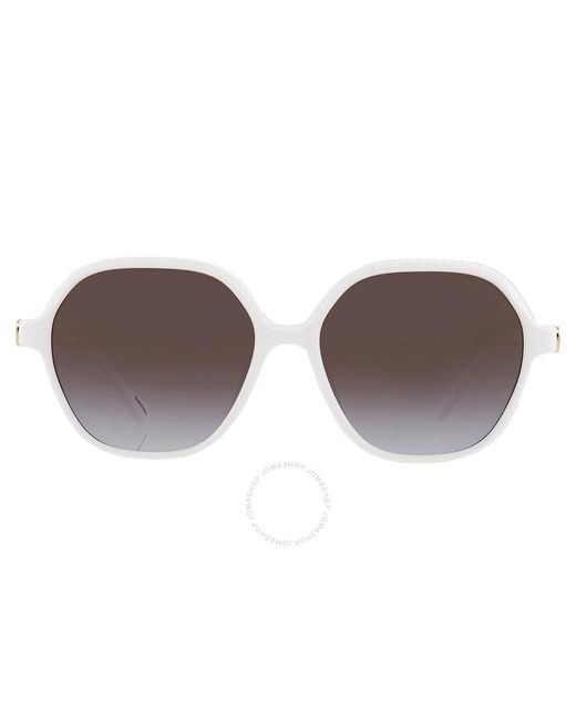 Michael Kors Brown Bali Grey Gradient Geometric Sunglasses Mk2186u 31168g 58