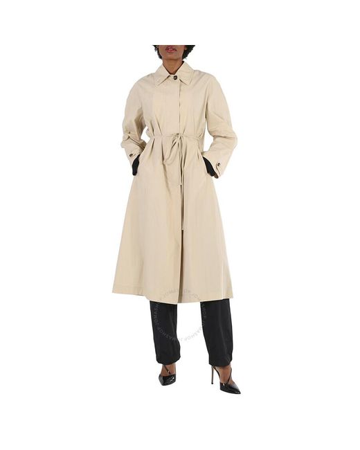 Stella McCartney Natural Single-breasted Trench Coat