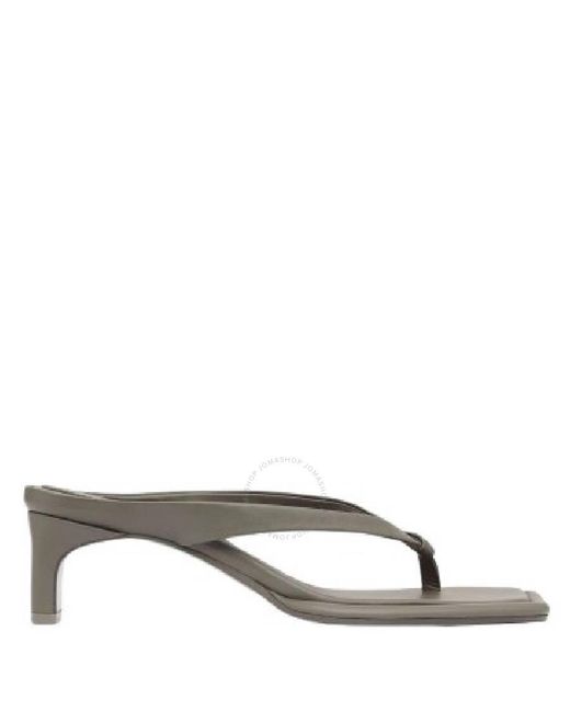 St. Agni Brown Ladies Smokey Flip Flop Sandals, Brand Size 37 (Us