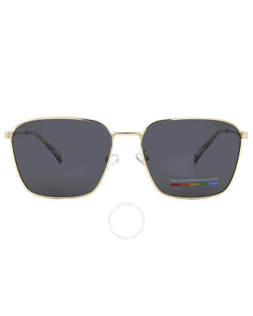 Polaroid Metallic Core Polarized Grey Sport Sunglasses Pld 4120/g/s/x 0loj/m9 59 for men