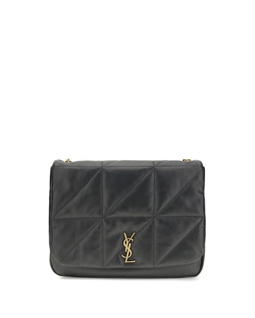 Saint Laurent Gray Shoulder Bags