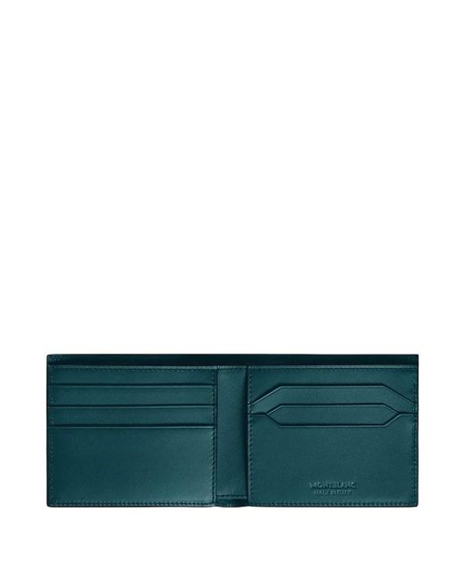 Montblanc Green Meisterstuck 6Cc Leather Wallet for men