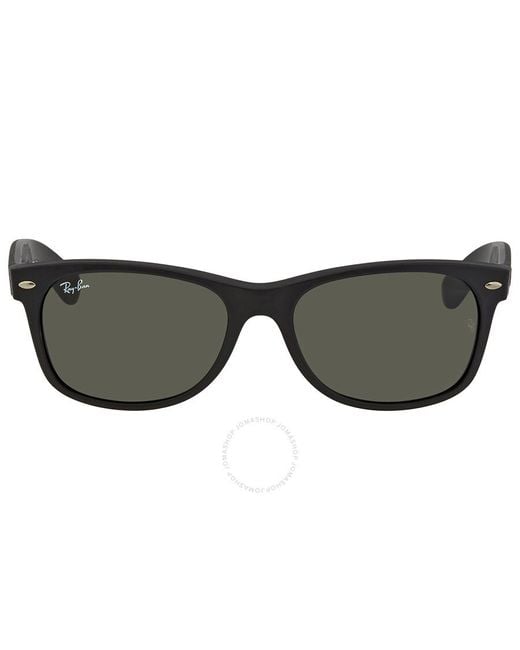 Ray-Ban Gray New Wayfarer Color Mix Classic G-15 Sunglasses Rb2132 646231 55
