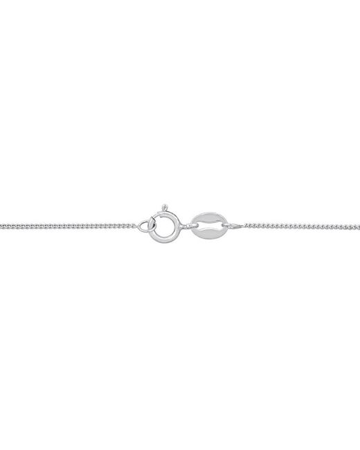 Amour White Curb Link Chain Bracelet