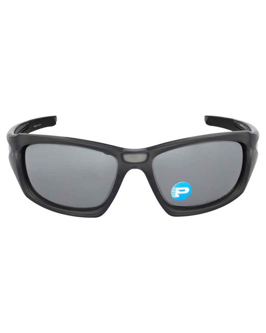 Oakley Gray Valve Sunglasses - Matte Grey Smoke/ Black Iridium Polarized for men