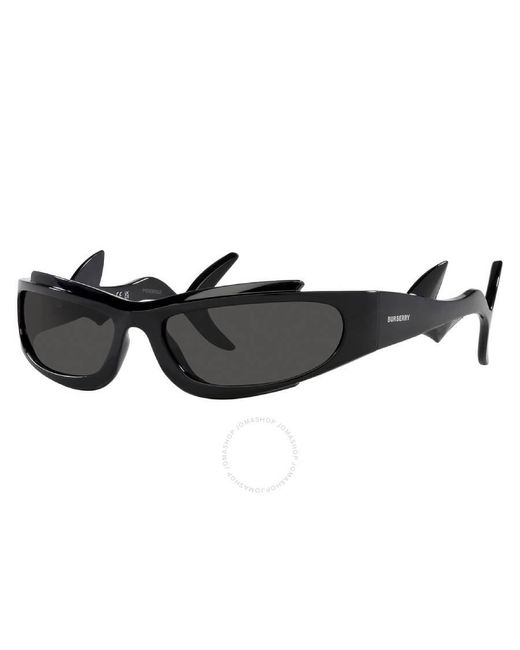 Burberry Black Dark Grey Irregular Sunglasses Be4399 300187