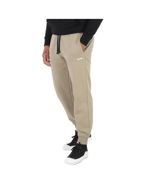 COACH Green Cotton Essential joggers for men