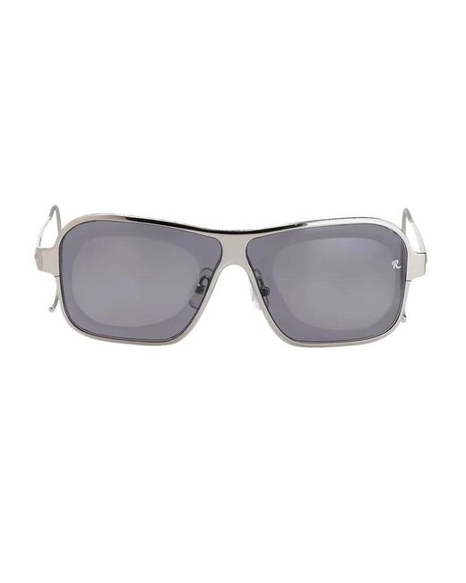 Raf Simons Gray X Linda Farrow Grey Rectangular Sunglasses