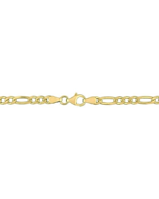 Amour Metallic 3.8Mm Figaro Chain Bracelet