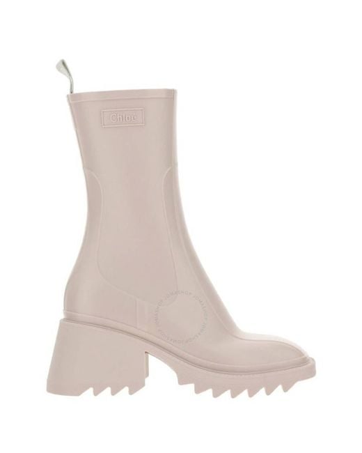 Chloé Brown Betty Rubber Rain Boots, Brand Size 39 Us
