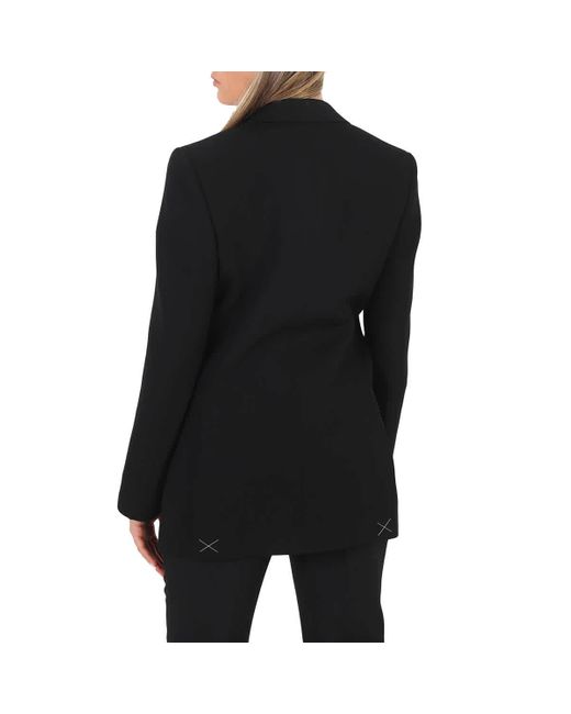 Burberry Black Tailored Single-breasted Blazer Jacket