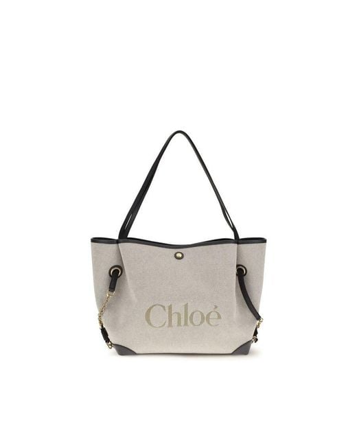 Chloé White Chlo Clover Shoulder Bag