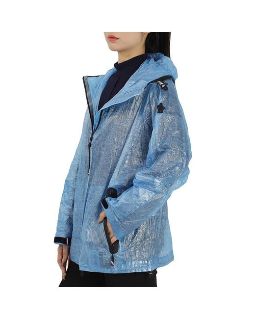 Moncler Blue Ladies Day-Namic Landry Crinkled Jacket