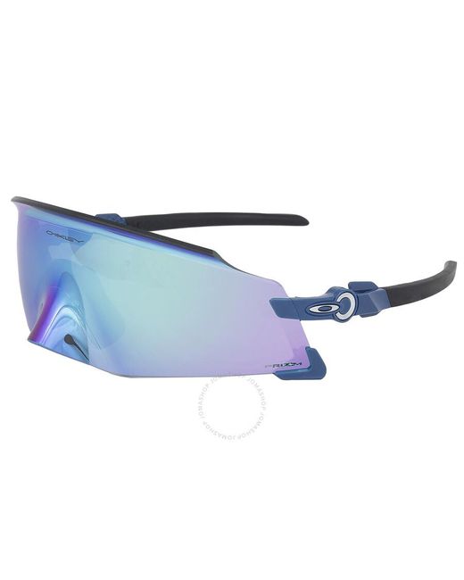 Oakley Blue Kato Prizm Sapphire Shield Sunglasses for men