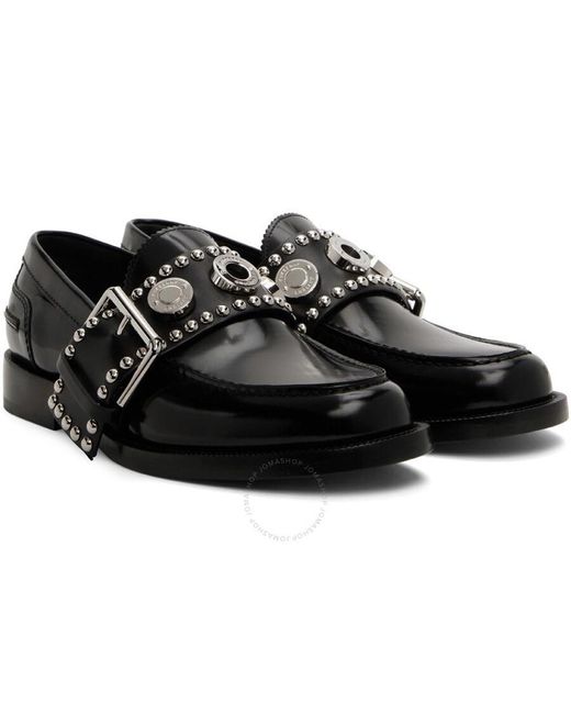 Burberry Black Marita Leather Loafers for men