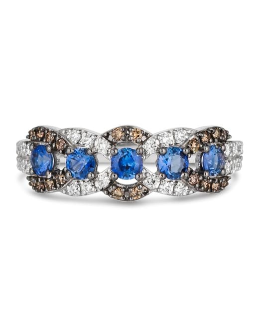Le Vian Blue Berry Sapphire Ring Set for men