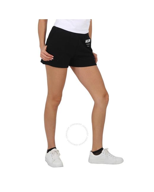 Moschino Black Cotton Shorts