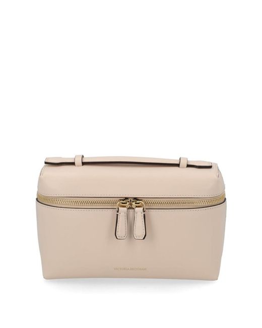 Victoria Beckham Natural Vanity Bag