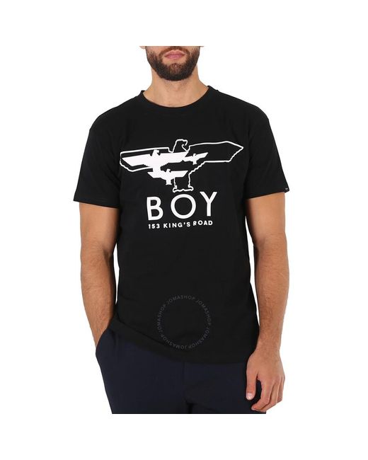 BOY London Black Cotton Boy Myriad Eagle T-shirt