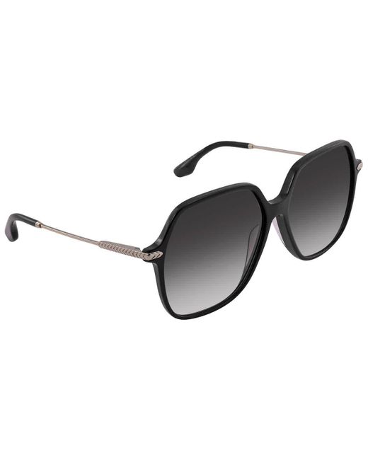 Victoria Beckham Brown Grey Square Sunglasses Vb631s 001 60
