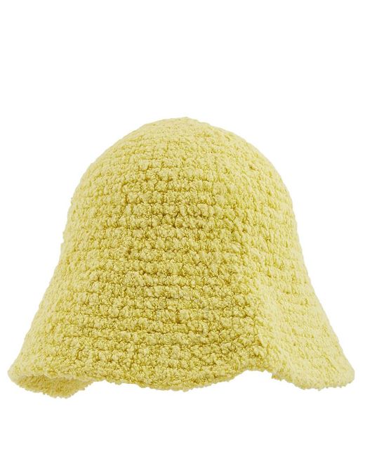 Moncler Yellow Genius X J.W. Anderson Knitted Bucket Hat